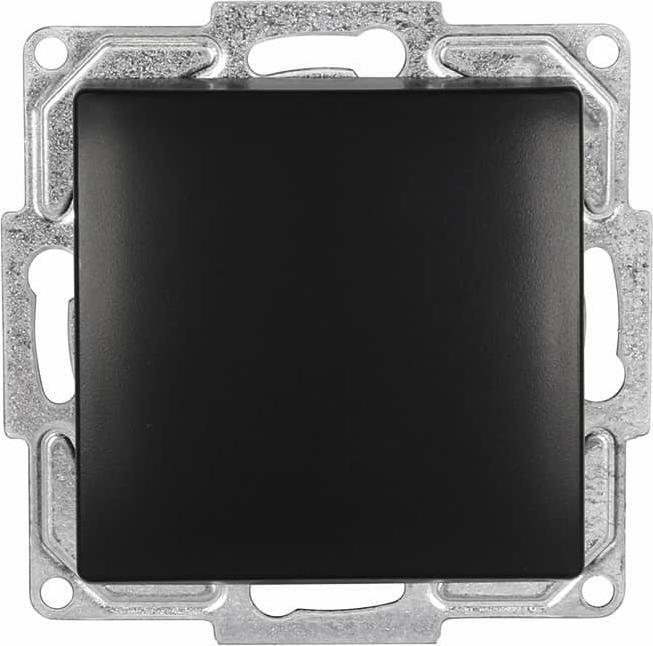 Actual product image Gunsan Visage flush-mounted on/off switch Black