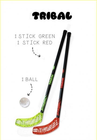 Actual product image Eurostick Tribal junior set 70/84cm - 2 sticks + 1 ball (70 cm, Left, Right)