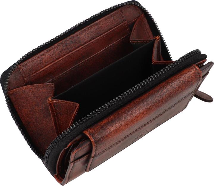 Produktbild Greenburry Destressed Geldbörse RFID Schutz Leder 13.5 cm