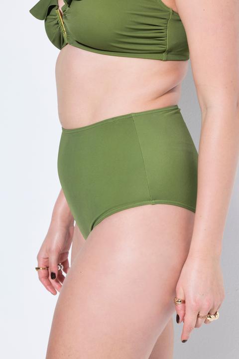 Image du produit Studio Untold Bas de bikini imprimé, taille haute, effet gainant (46)