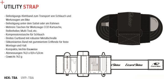 Actual product image Lizard Skins Accessories Utility Strap Black