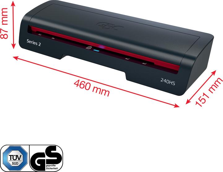 Actual product image GBC Laminator 240HS (75 - 125 µm, A3)