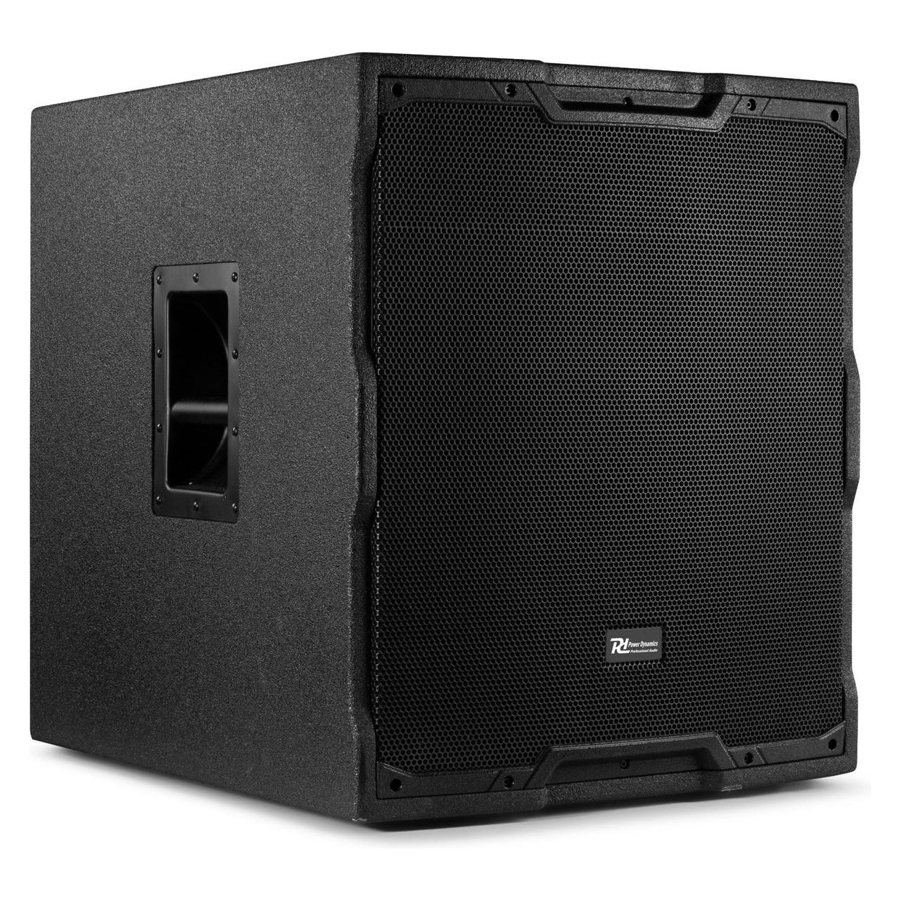 Power Dynamics - PDY218SA - Active Subwoofer - 18 Zoll - 1000 Watt (Actieve Subwoofer), Pa-luidsprekers, Zwart