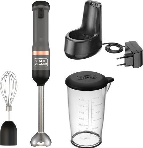 Actual product image Black & Decker Hand Blender Kitchen Wall Grey, 2-piece