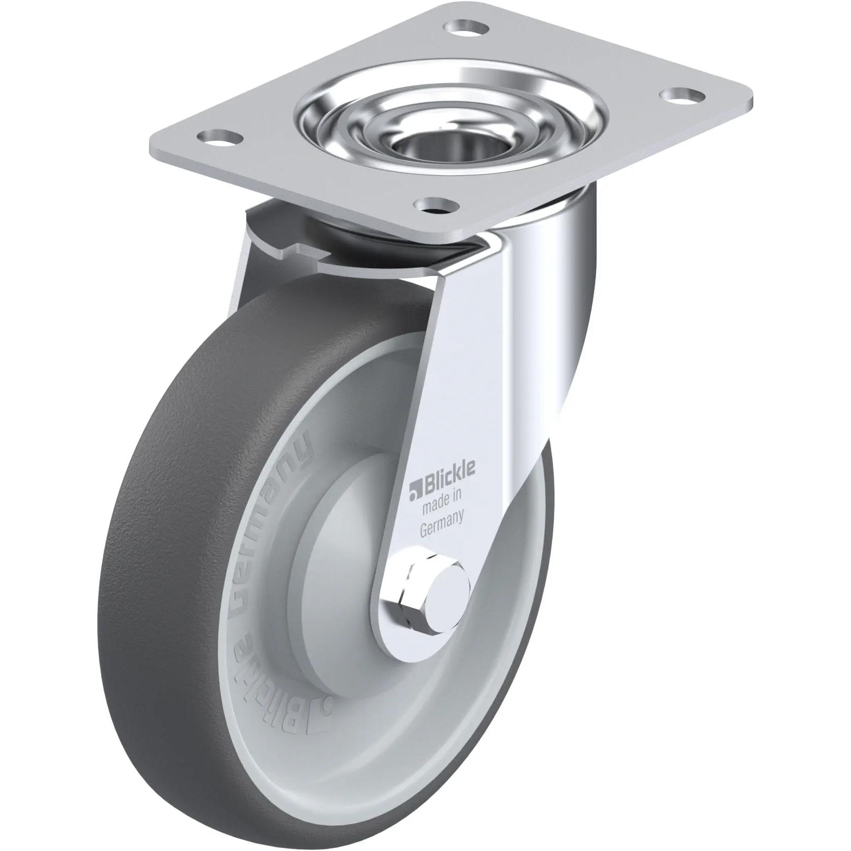 Blickle, Ruote + Rotelle, 846985 LE-PATH 160KA Stahlblech-Lenkrolle Rad-Durchmesser: 160 mm Tragfähigkeit