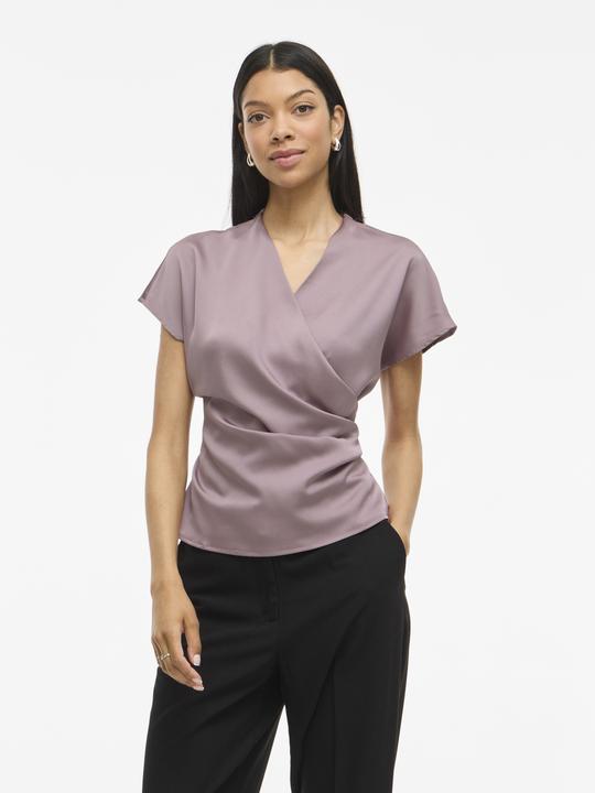 Produktbild Vila VIELLETTE Drapiertes Oberteil mit angeschnittenen Ärmeln (36)