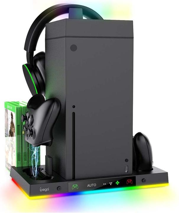 Produktbild - iPega XBX024S Multifunctional Charging RGB Stand with Cooling for Xbox (Xbox Series X)