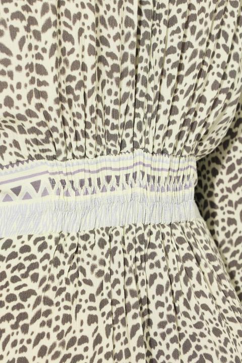 Image du produit Ulla Popken Robe midi décolleté en V et manches longues, coupe évasée (60)