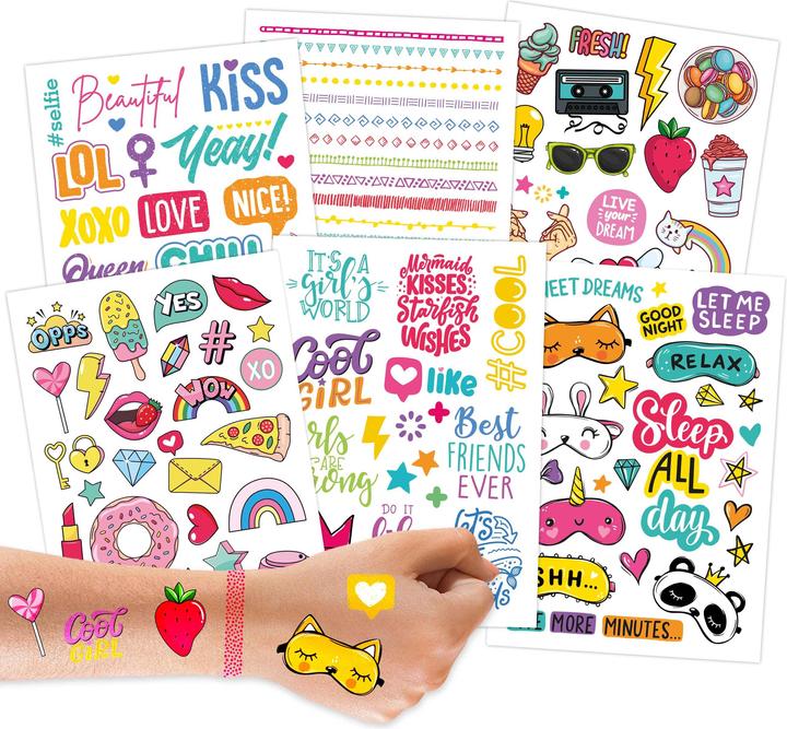 Papierdrachen Metallic Tattoo Set 1 - Summerjam