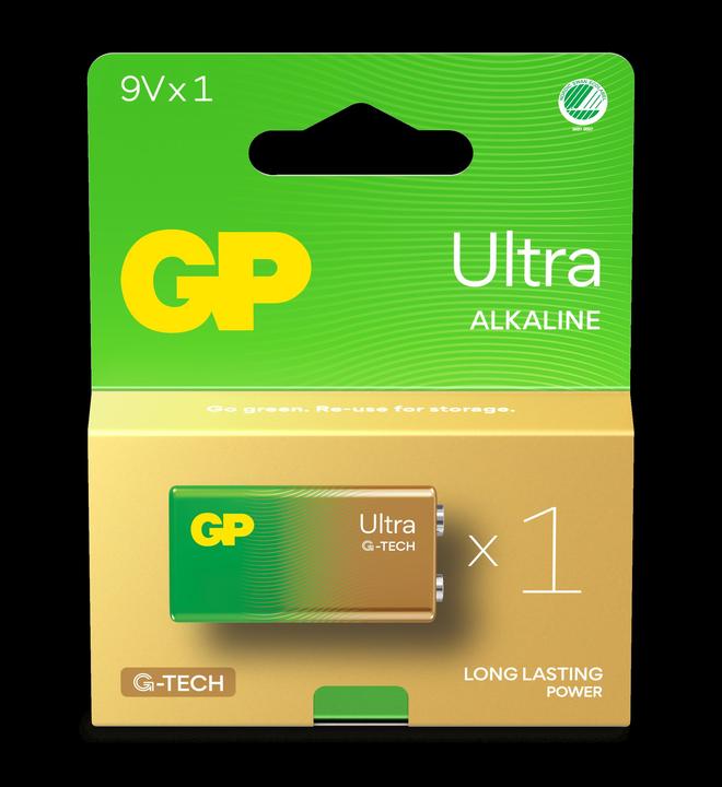 Actual product image GP Batteries GP 1604AU-U1 A21 / 6LF22 / 9V Ultra Battery (1 pcs.)