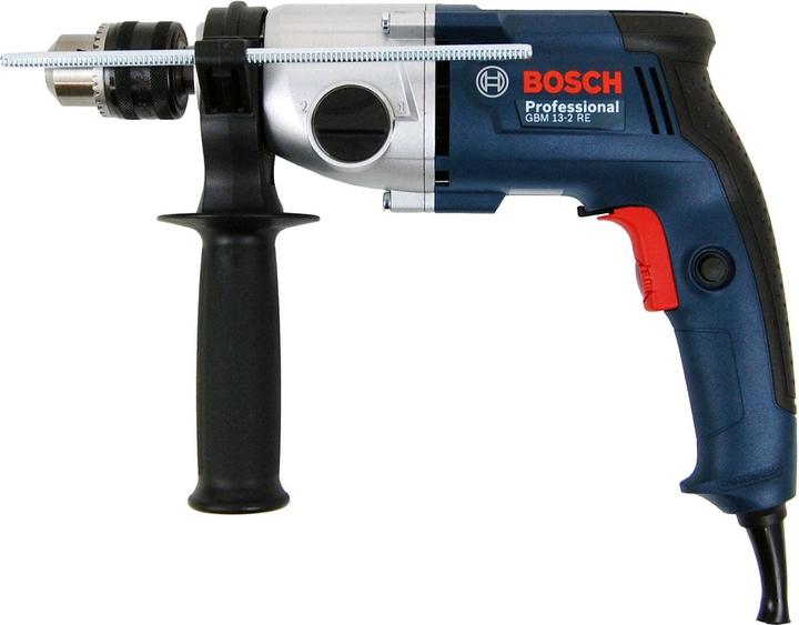 Bosch Professional Bohrmaschine GBM 13-2 RE, mit Zahnkranzbohrfutter 1,5 - 13 mm