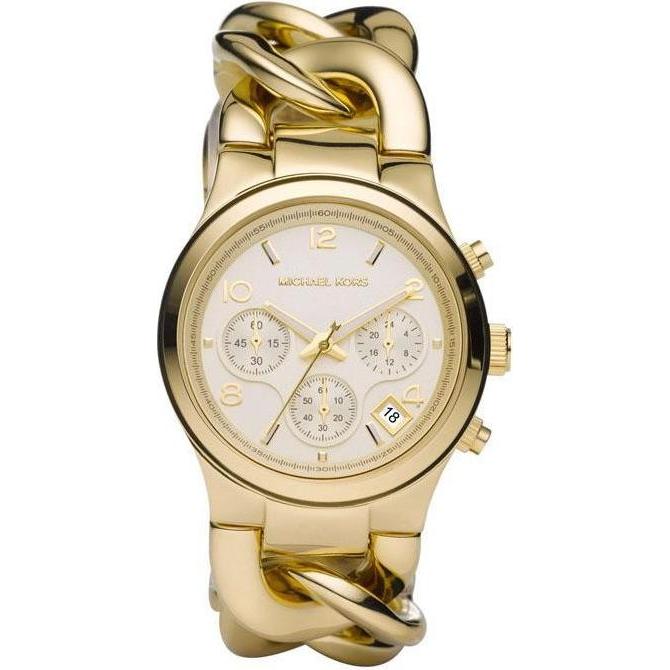 Michael Kors Oro Logio Da Polso, Runway, (Cronografo, 38 Mm)