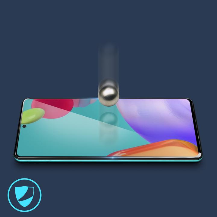 Actual product image Avizar bulletproof glass, glass protective film, protective glass (1 Piece, Samsung Galaxy A52)