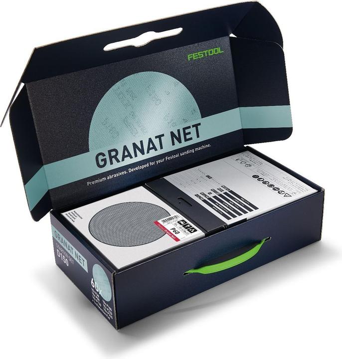 Festool Netzschleifmittel D150 GR NET-Set (120, 180, 240, 320, 60, 80, P 80+)