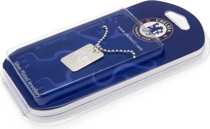 Immagine prodotto Chelsea FC Medaglietta e catena placcate in argento (100% metallo)