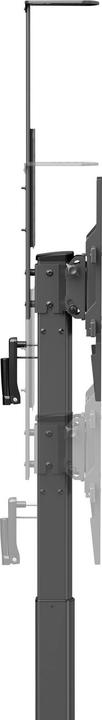 Actual product image SpeaKa Professional SP-TVC-1300 TV-Rollwagen Höhenverstellbar, Handkurbel, Kamer (37" - 75")