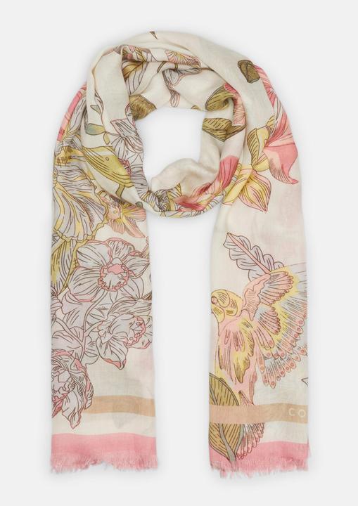 Image du produit Comma Leichter Schal mit Blumenmuster