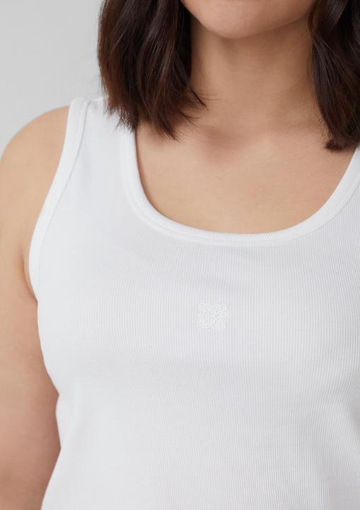 Produktbild S.Oliver T-Shirt Ripp-Top im Slim Fit mit Stickerei (54)