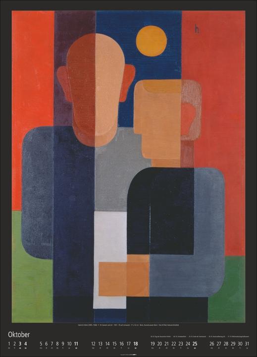 Actual product image World of Art Kalender 2026 (49 x 68 cm, Hardcover, German, English)