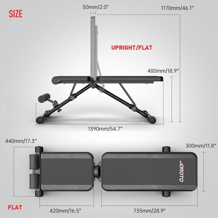 Image du produit Joroto MD35 Banc de musculation réglable