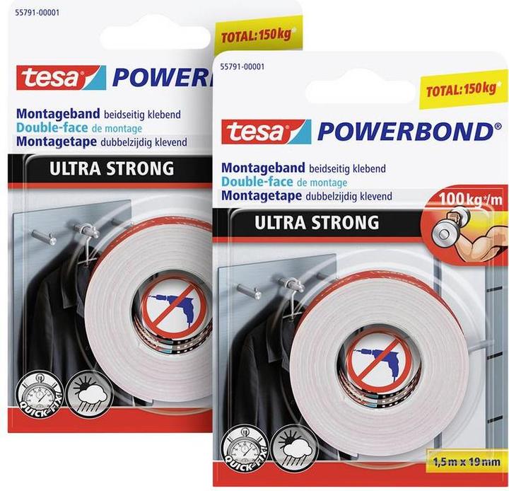 Immagine prodotto tesa Nastro di montaggio biadesivo Powerbond ULTRA STRONG (19 mm)