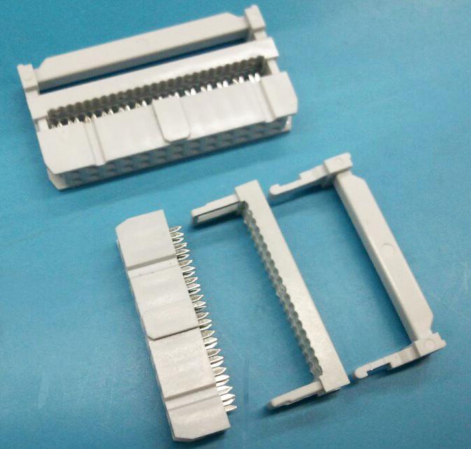 Actual product image OEM Female Connector 2x13 Pin 2.54mm DIN 41651 Grey