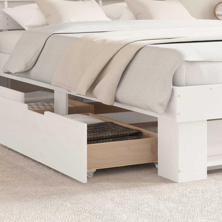Actual product image vidaXL Holzbett (150 x 200 cm)