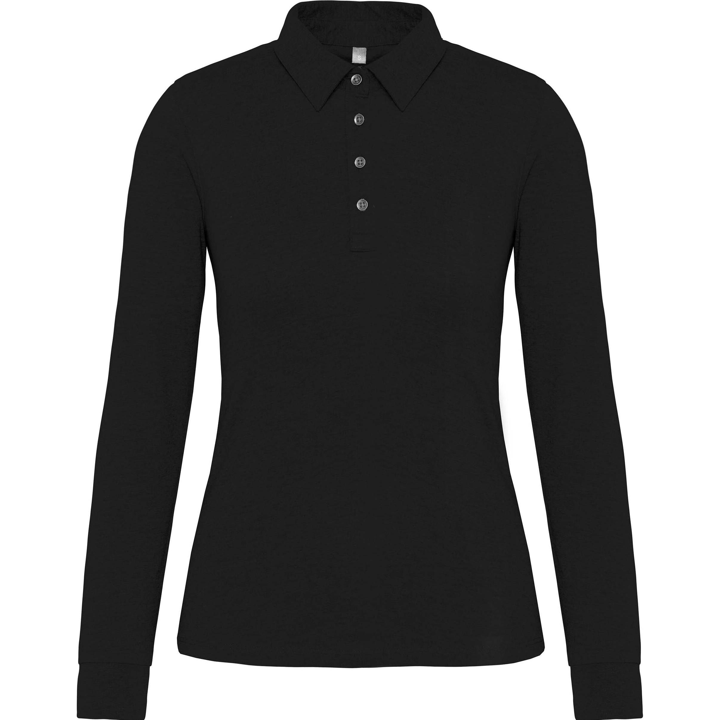 Thumbnail - Kariban, Damen, Shirt, jersey, Schwarz, (XS)