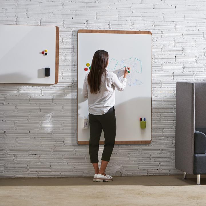 Immagine prodotto Rocada Lavagna da scrittura laccata. Supporto in legno magnetico. 150x100cm legno (150 x 100 cm)