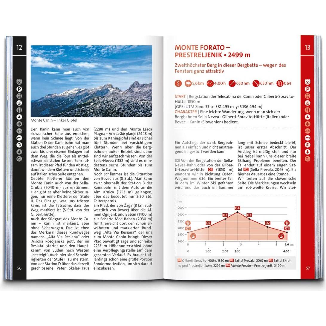 Thumbnail - Wanderführer Julische Alpen, 55 Touren, Landkarte