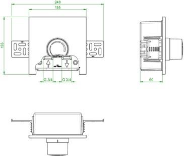 Productafbeelding Oventrop Unibox RTL