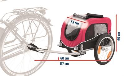 Actual product image Trixie Fahrrad-Anhänger für Hunde S