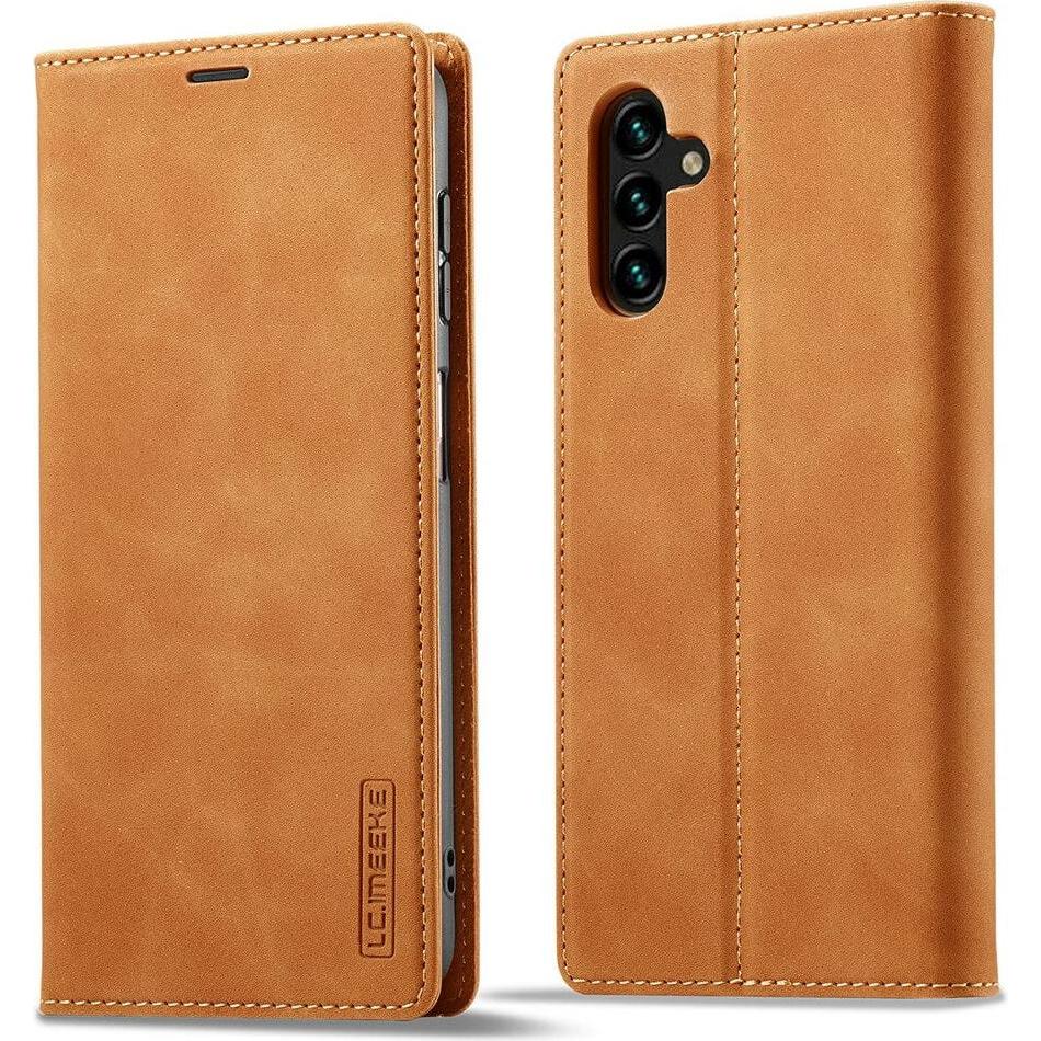 LC.Imeeke Galaxy S25 FE - Flip Case Vintage (Samsung Galaxy S25 FE), Cover smartphone, Marrone