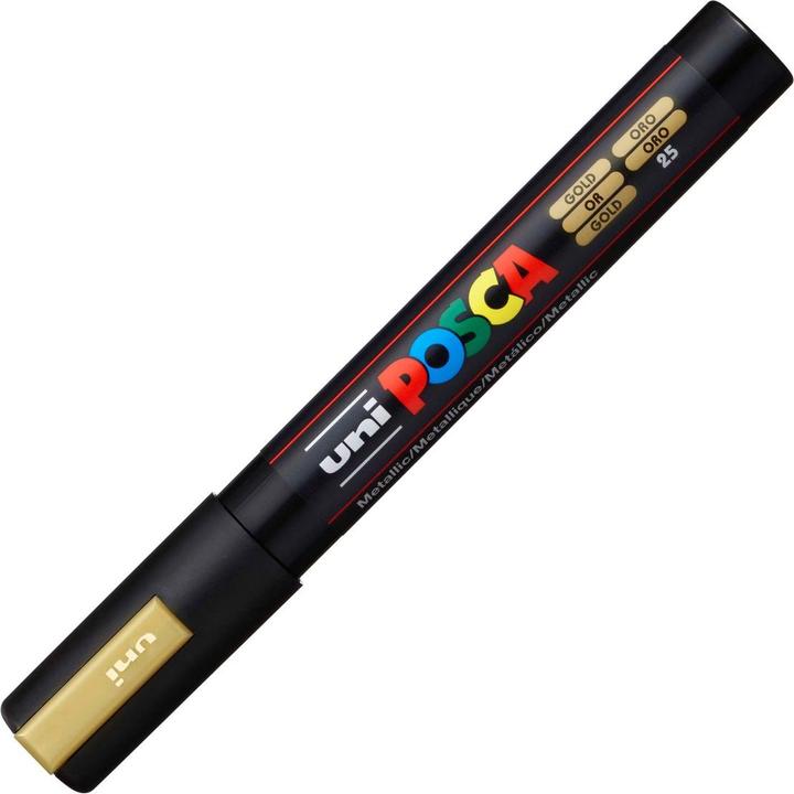 Produktbild Posca Medium Marker PC-5M (Gold, 2.50 mm, 1 x)