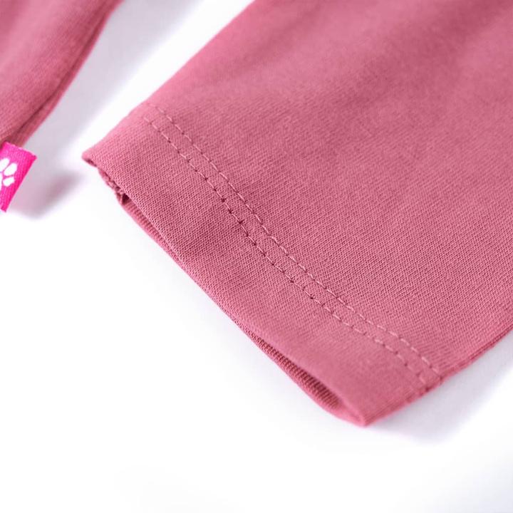 Immagine prodotto vidaXL Camicia da bambino a maniche lunghe rosa lampone 128,Materiale: 95 (128)