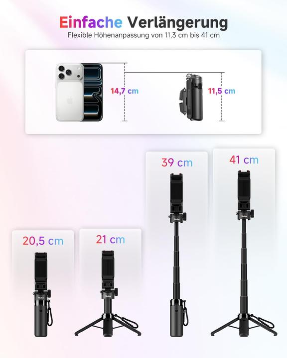 Actual product image Rollei Easy Creator SmartGrip tripod (Metal, Plastic)