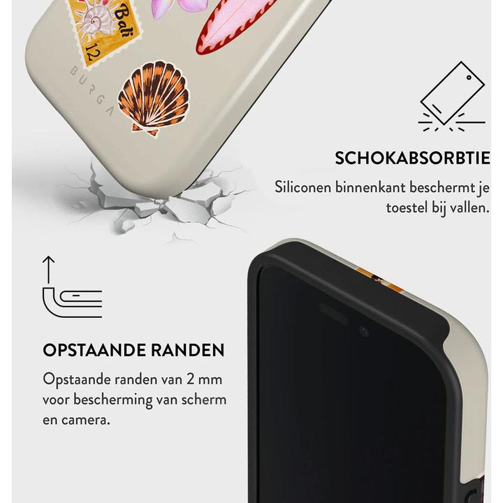 Actual product image Burga Tough Case Apple iPhone 16 - Sun Chaser (Apple iPhone 16)