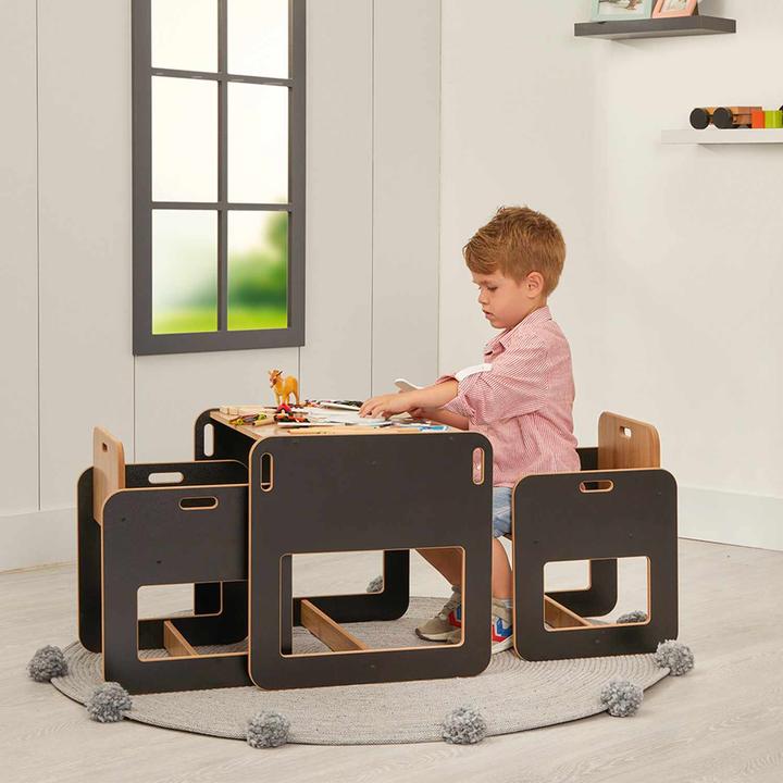 Image du produit Homitis Dove Kid's Table Set (Chaise haute, Table des enfants)