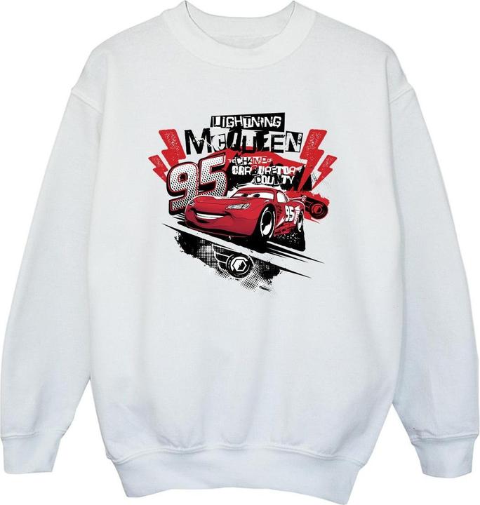 Produktbild Disney Cars Lightning McQueen Collage Sweatshirt Mädchen (104)