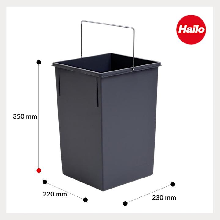 Produktbild Hailo 1008879 Inneneimer-Set für Tandem und Terzett (30 l)