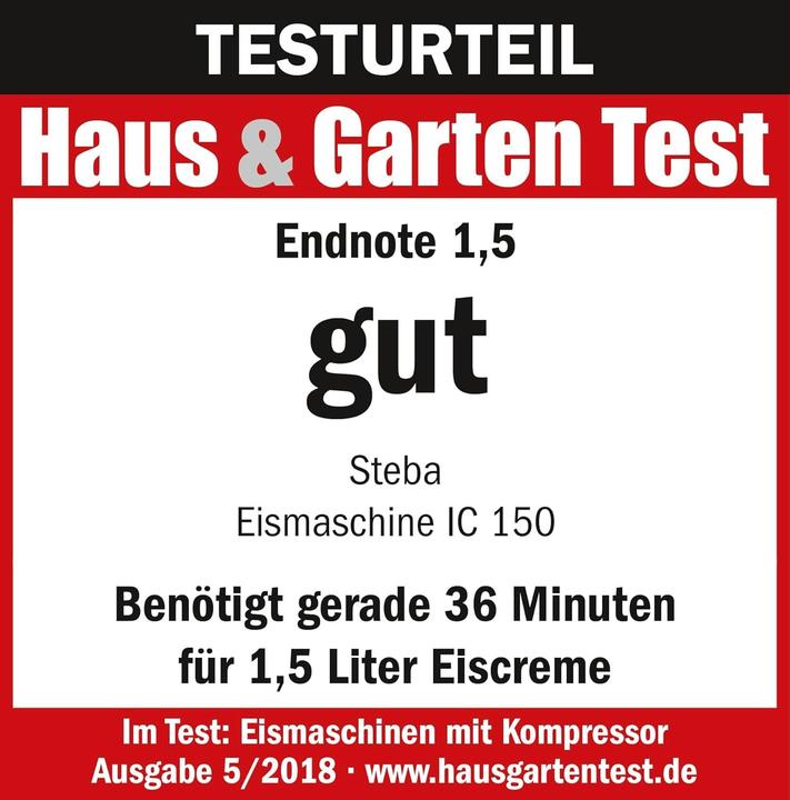 Produktbild Steba Eismaschine inkl. Kühlaggregat