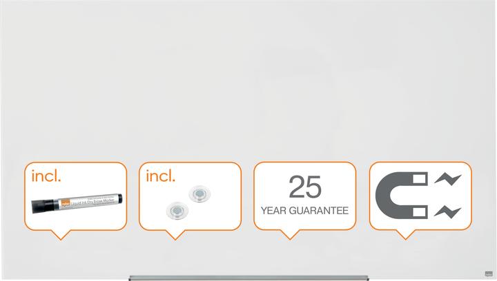 Actual product image Nobo Diamond Glassboard (180 x 100 cm)