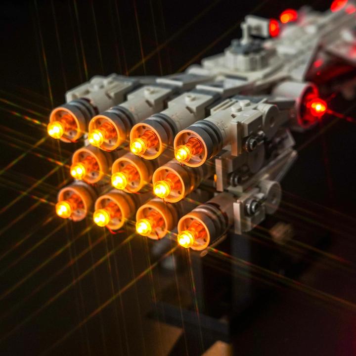 Actual product image BrickBling LED light set for LEGO Tantive IV (75376) incl. remote control