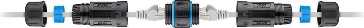 Produktbild Lanview IP68 RJ45 Patch Cable Coupler (Netzwerk Kupplung)