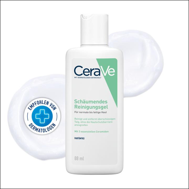 Image du produit CeraVe Gel nettoyant moussant (Mousse nettoyante, 88 ml)