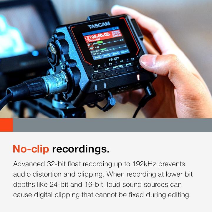 Actual product image Tascam FR-AV2 (Handheld)