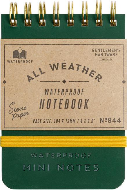 Actual product image Gentlemen's Hardware Pocket Waterproof Note Book (Lined)