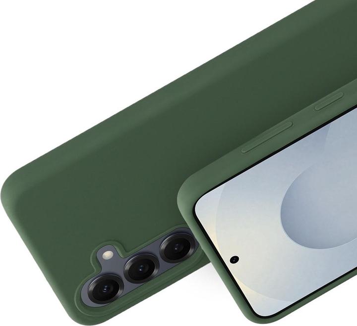 Produktbild Mobiparts Silicone Cover Samsung Galaxy S25 Forest Green (Samsung Galaxy S25)