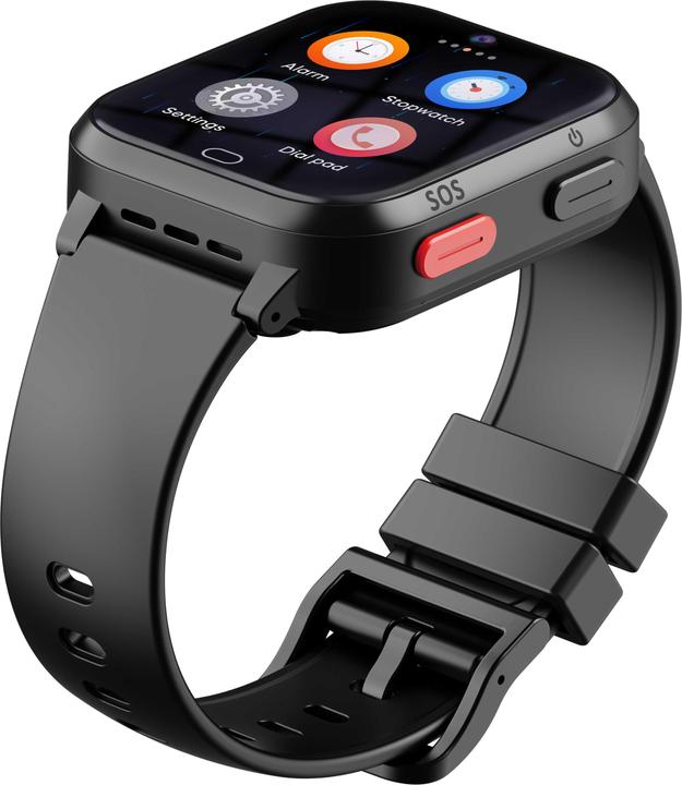 Actual product image Carneo SeniorSafe+ /Black/Sport Band/Black (41 mm, 4G)