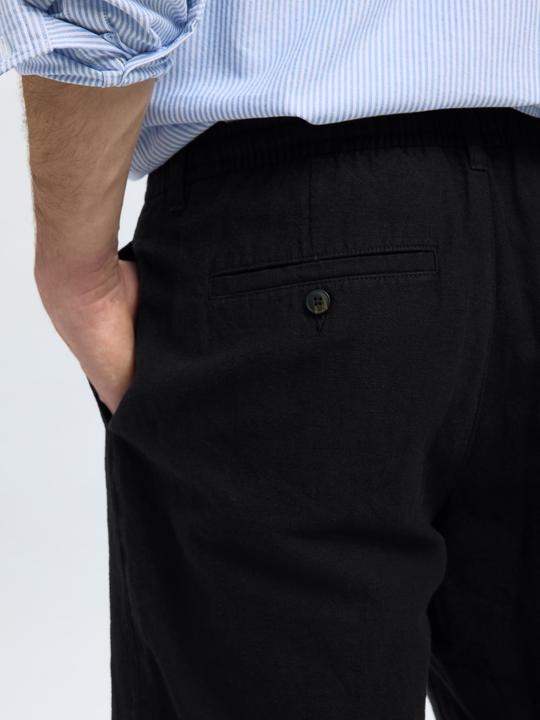 Produktbild Selected Homme Regular Fit Shorts aus Leinengemisch (S)